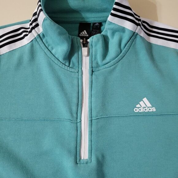 Adidas Women's Changeover True Green Half Zip Pullover - Picture 11 of 16